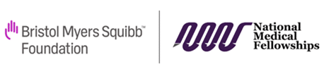 Logo that says Bristol Myers Squibb and National Medical Fellowships