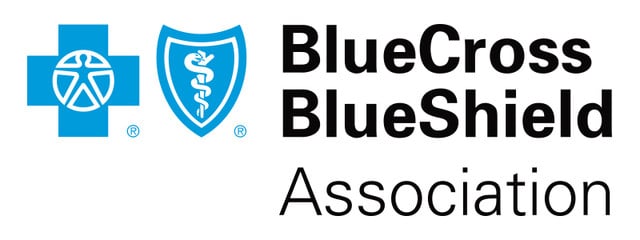 Logo with the text Blue Cross Blue Shield Association