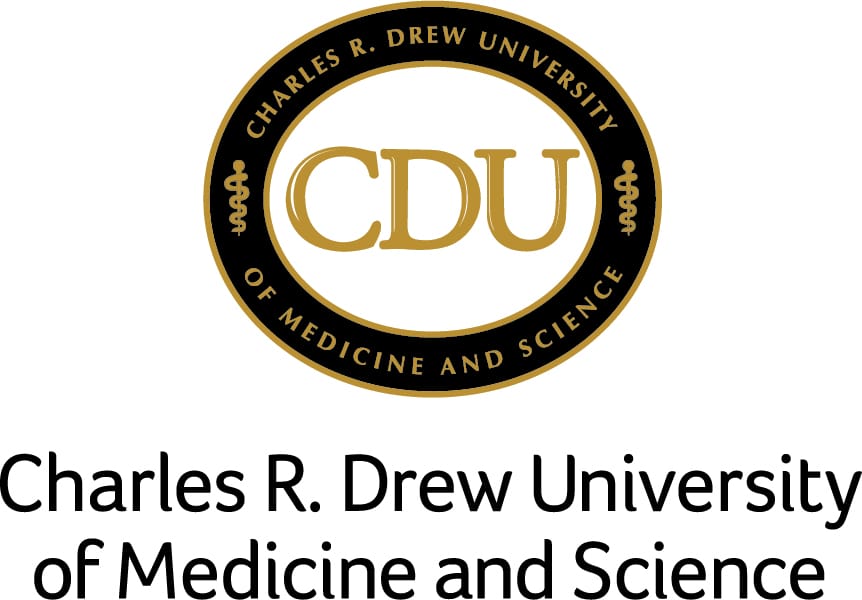 Logo reading Charles R. Drew University of Medicine and Science