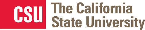 Logo reading The California State University