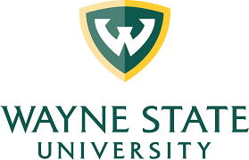 Logo reading Wayne State University