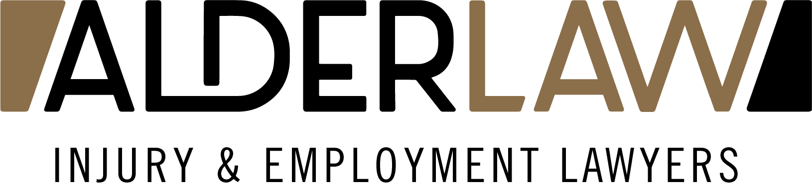 Logo reading Alderlaw Injury and Employment Lawyers