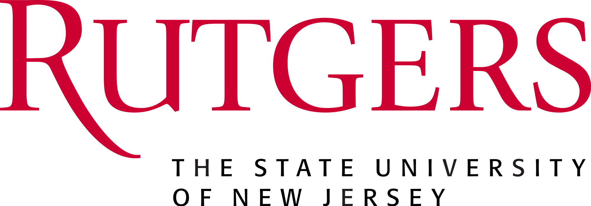 Logo reading Rutgers The State University of New Jersey