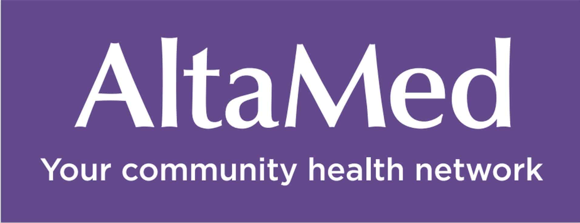 Logo reading AltaMed your community health network